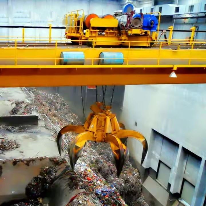 Double gwo bout bwa teknik anlè ak pwan bokit elektrik