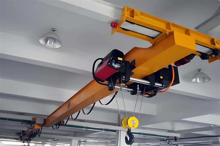 Motor-driven Single Beam Overhead Crane