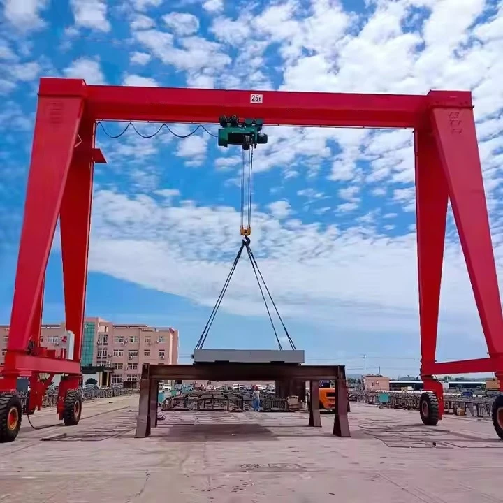 Single-Girder elektrik kawotchou fatige Gantry Crane